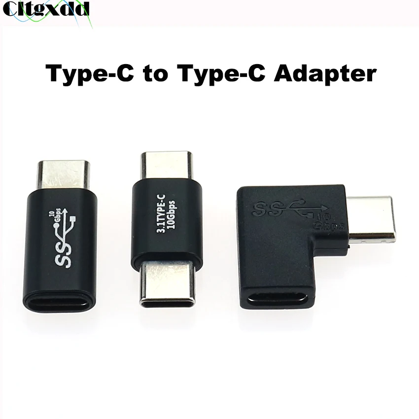 

Cltgxdd 1PCS USB 3.1 Type C Male to Female Converter Connector Data Transmission Plug Adapter Charging Data Sync Transfer