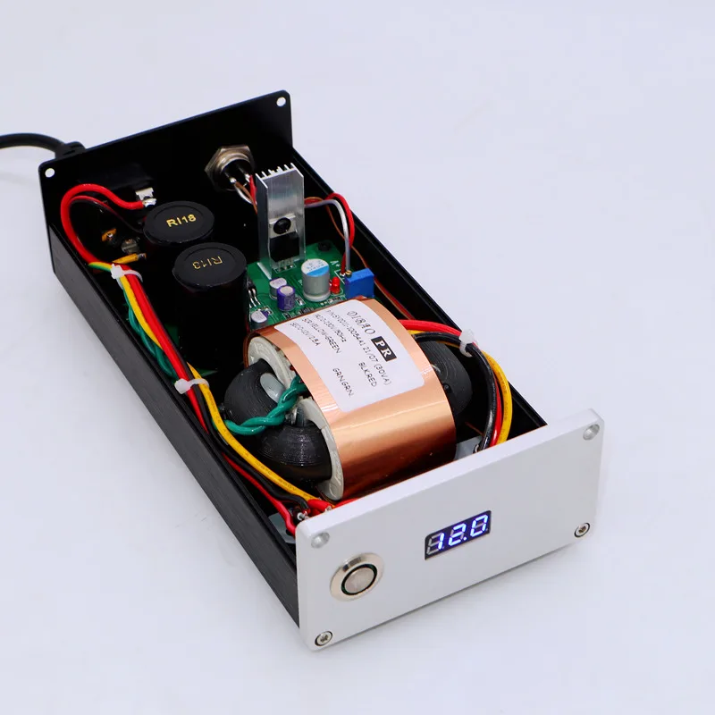 Ultra-low noise HIFI linear power supply 2-stage regulated LT3042-LT1764 30W DC5/9/12V 3A linear power supply for DAC Bluetooth