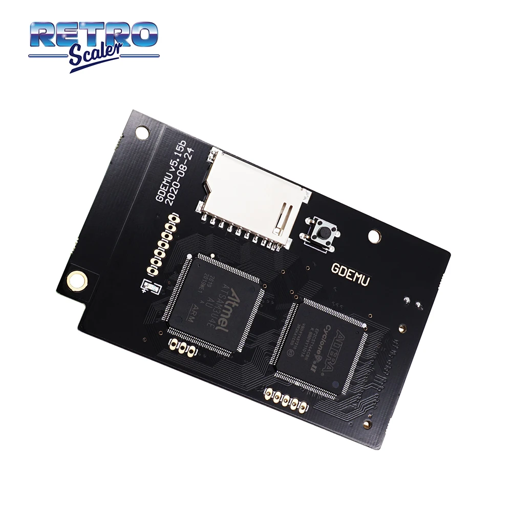 RetroScaler GDEMU 5.15b Optical Drive Simulation Board and SD Memory Card for DC Dreamcast Video Game Console