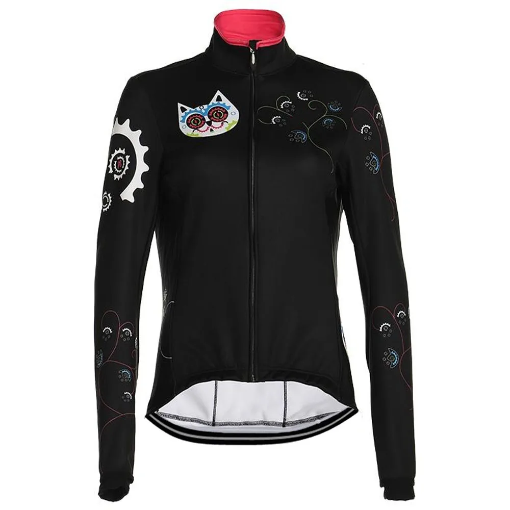 2020 Bolbeno cat Cycling Jersey Winter Cycling Clothing Long Sleeve Women Bicycle Jerseys Road Bike Shirts MTB Clothes Maillot