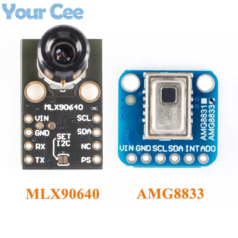 AMG8833 IR 8*8 MLX90640 32*24 Thermal Imager Array Temperature Sensor MLX90640BAB MLX90640BAA Infrared Camera MLX90640ESF-BAB