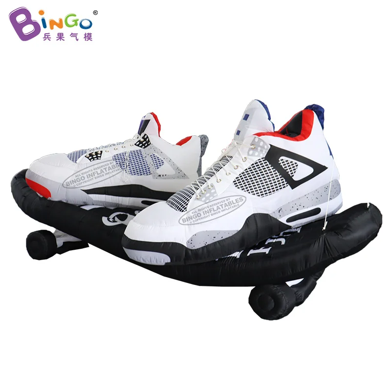 Customized 4x1.6x1.6 Meters Inflatable Shoes Replica With Skateboard For Advertising Decoration -  BG-M0259