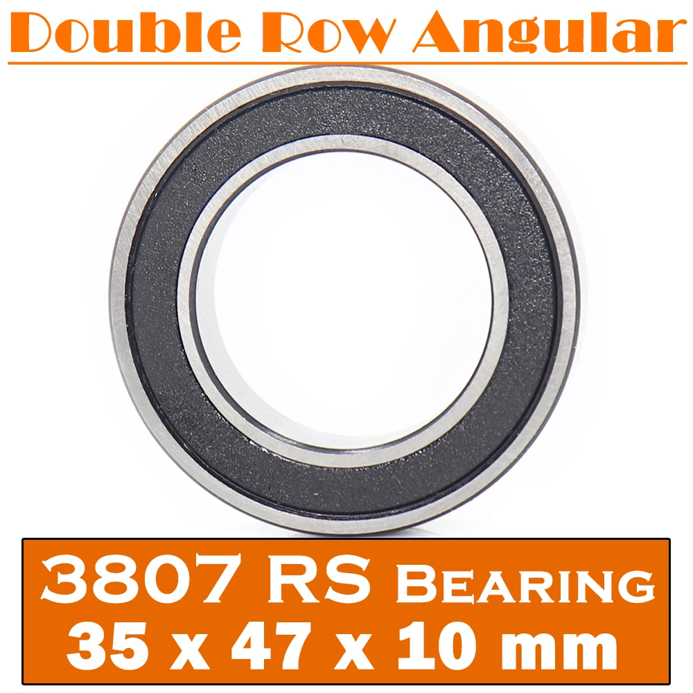 3807-2RS Bearing 35*47*10 mm ( 1 PC ) 3807 2RS Double Row Sealed 3807 RS Angular Contact Ball Bearings