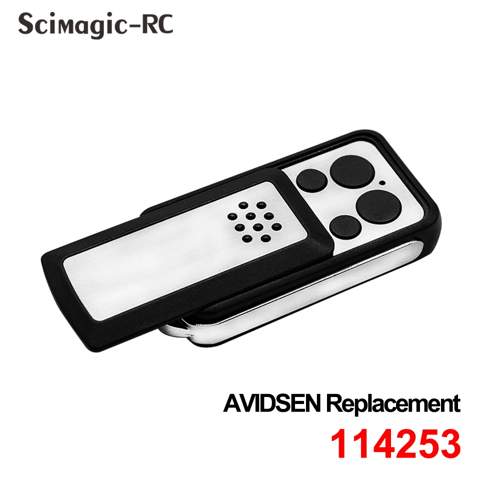 4PCS Garagentor Fernbedienung Avidsen 114253 Tor Sender 433,92 MHz Rolling Code Schlüsselbund Opener