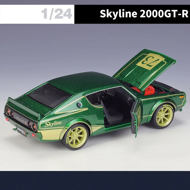 Maisto 1:24 Nissan Skyline 2000 GT-R 1973 Supercar Alloy Car Model Diecasts & Toy Vehicles Collect Car Toy Boy Birthday gifts