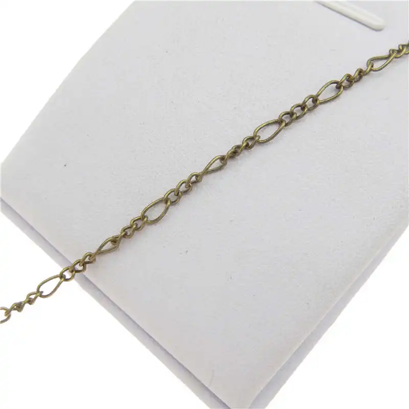 Julie Wang 1 Meter Antique Bronze Chains For DIY Jewelry Making Findings Accessory Handmade Supplies Necklace Chain