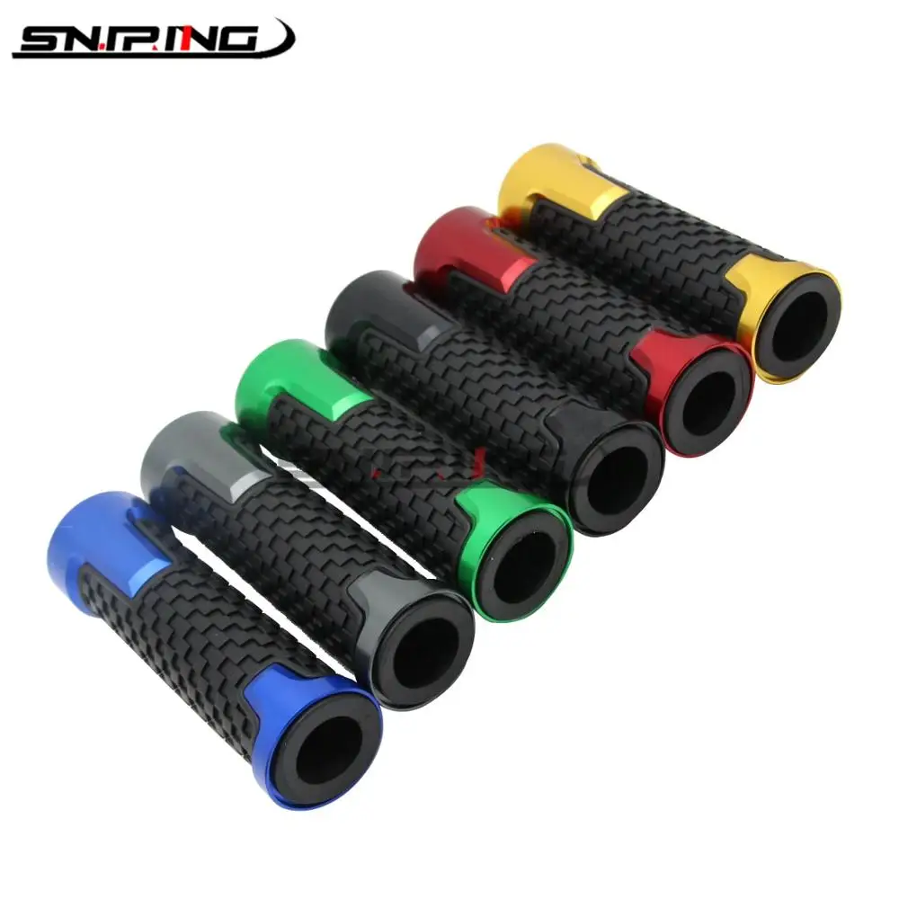 

Universal 7/8" 22MM CNC Motorcycle Handlebar Grip Handle Bar Motorbike Handlebar Grips 6 Colors For Option