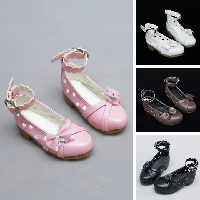 

1/4 1/3 scale BJD SD doll bow-knot shoes for MSD SD13 girl doll accessories . not include doll and other C0628