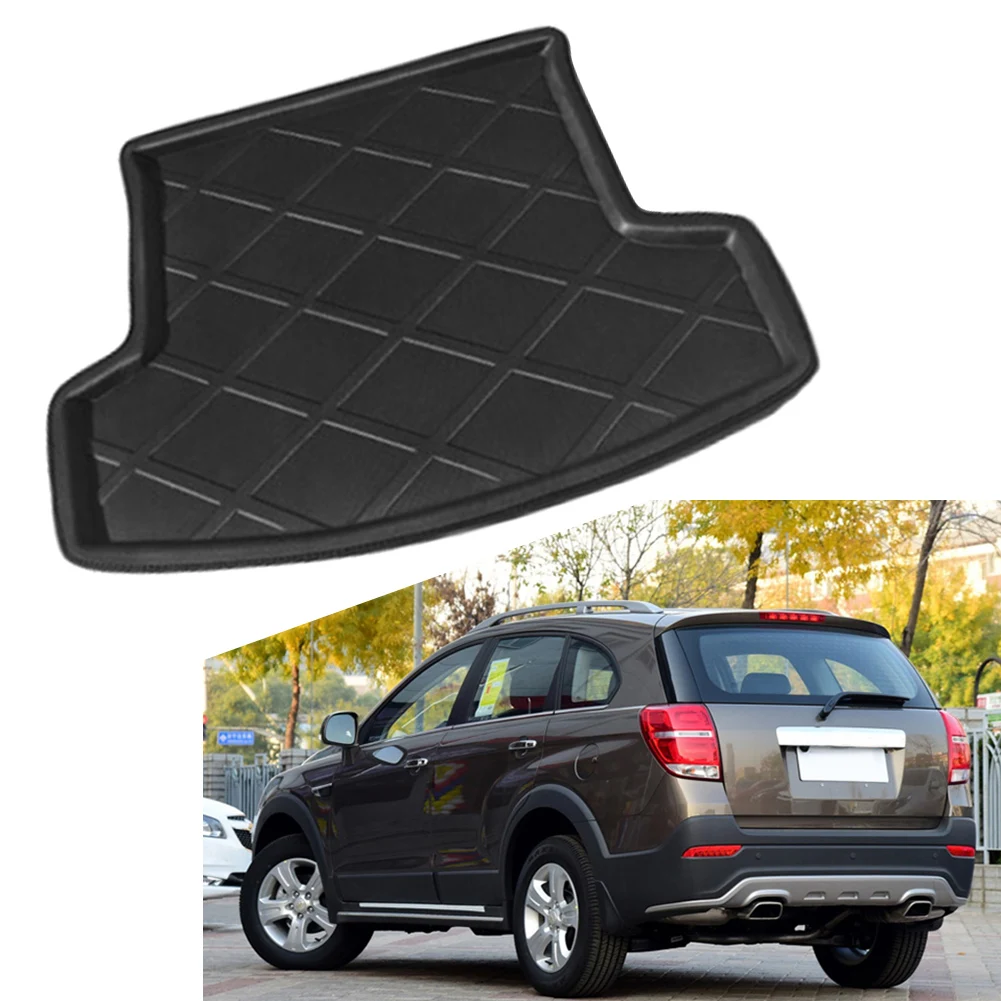 Car Rear Trunk Cargo Boot Liner Mat Floor Tray Carpet For Chevrolet Captive 2012 2013 2014 2015 2016 2017 2018 2019 2020 2021