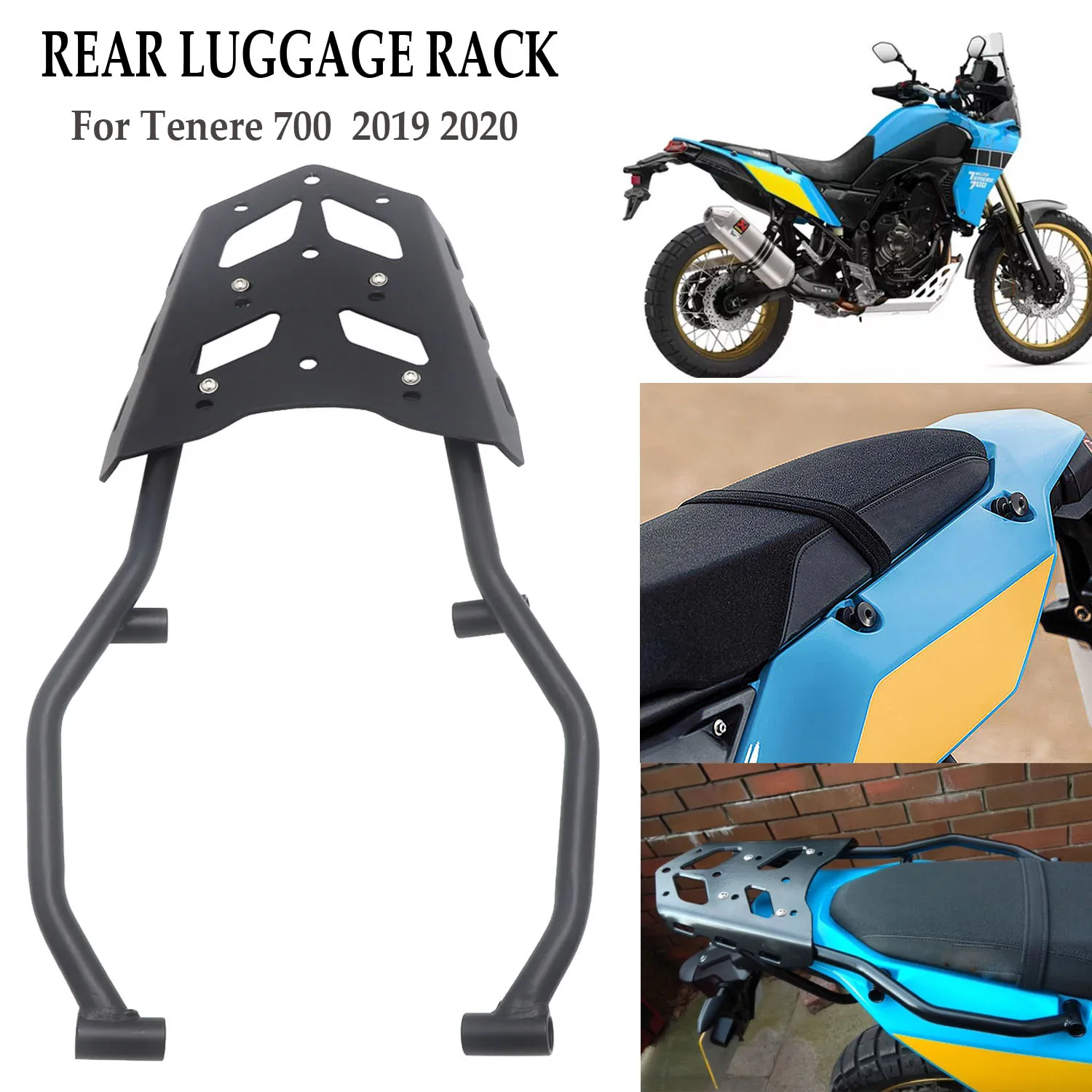 New Rear Carrier Luggage Rack For YAMAHA Tenere 700 Tenere700 TENERE 700 TENERE700 Tracer Motorcycle CNC 2019 2020