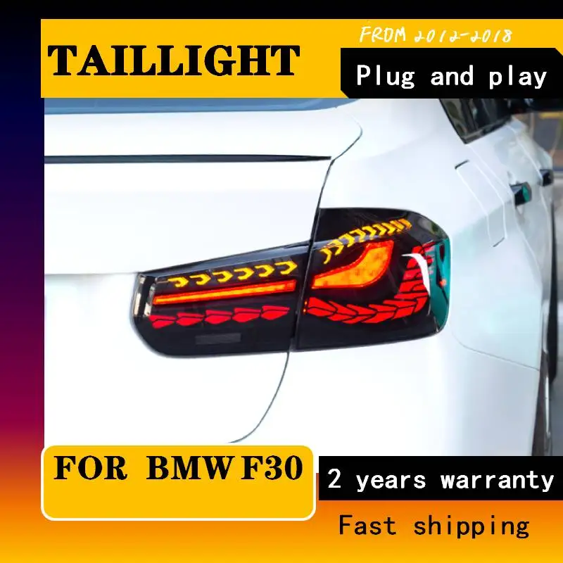 

Car Lamp For Bmw 3 Series F30 F35 2012-2018 LED Dynamic Taillight Rear Fog Lamp Turn Signal Highlight Reversing Accessories