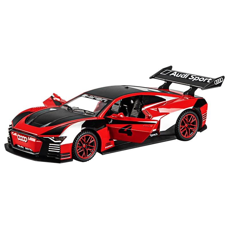 1:32 Audi GT Alloy Sports Racing Car Model Diecast & Toy Vehicle Metal Car Model Sound and Light Simulation Collection Kids Gift