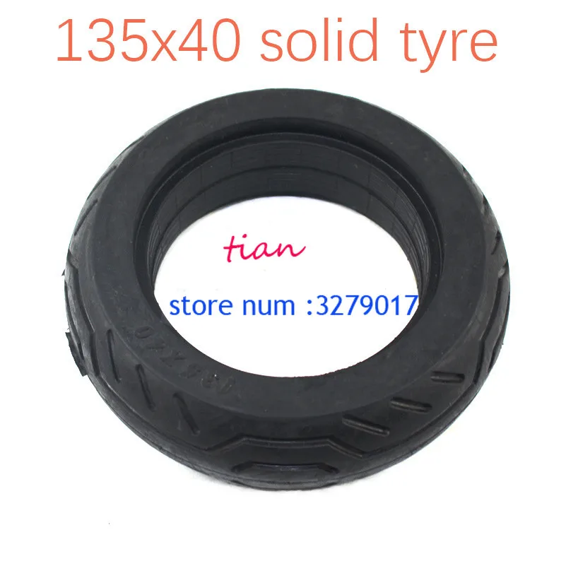 Hot Sale Good Quality 5 Inch Solid Tire Rubber Tyre for Electric Skateboard , Balancing Car , Trolley Cart , Baby Carriage