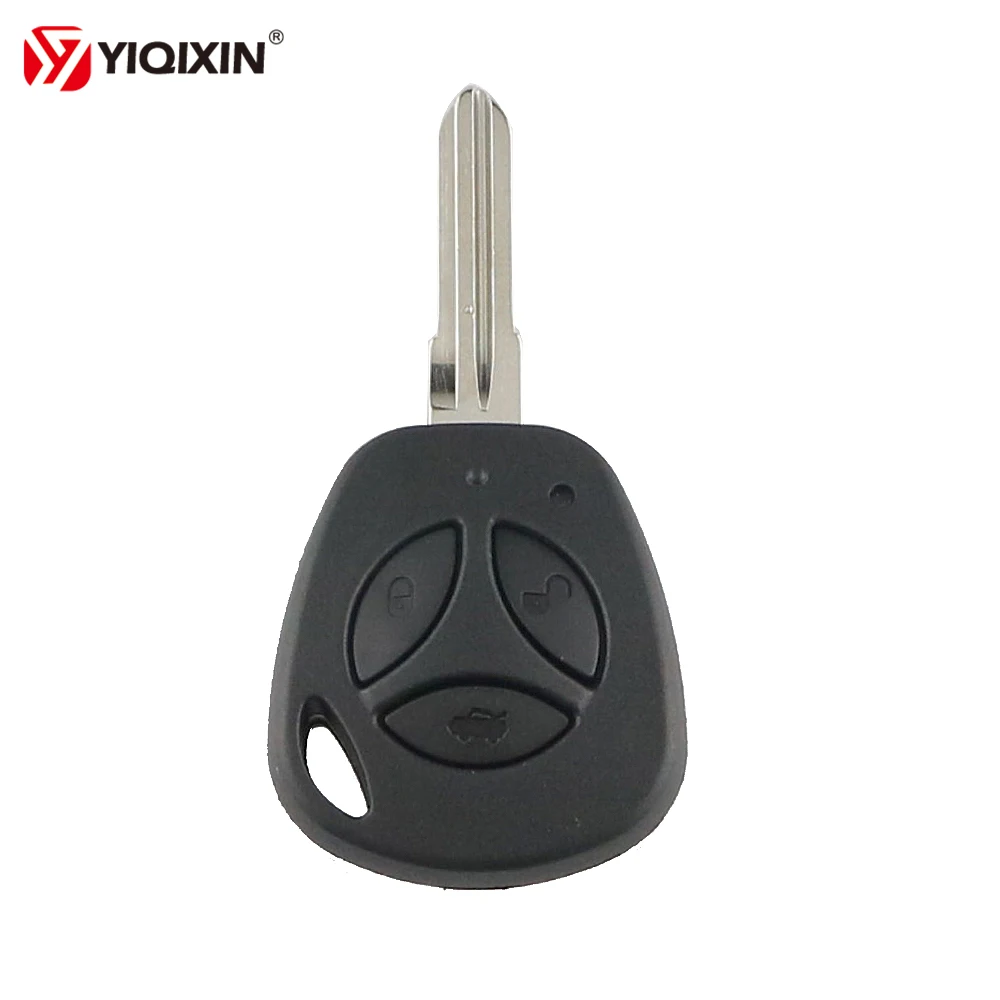 YIQIXIN 3 Button Remote Car Key Shell Replacement For Lada Uncut Auto Blank Car Key Shell For Lada Vesta Granta Priora kalina