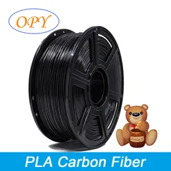 Filamento de fibra de carbono Pla, Material de impresión 3D, 1Kg, 10M, 100G, muestra, 1,75 Mm, mango de Color negro