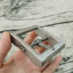 Pure Titanium detachable retro versatile belt buckle 38 mm width buckle head