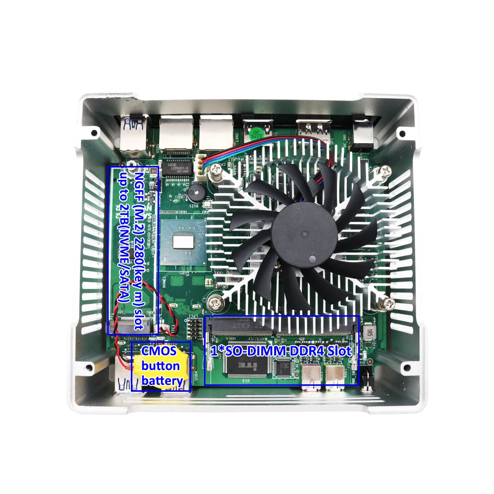 Intel NUC Mini PC 10th Gen Core i9 10885H i7 10870H Dual Lan Win10 Home Office Business Desktop Computer 32G DDR4 1TB NVME