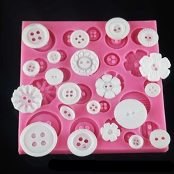 HOT Selling Button Cake Mold Silicone Baking Tools Decorations For s Fondant Mould Kitchen Accessories  Decoration