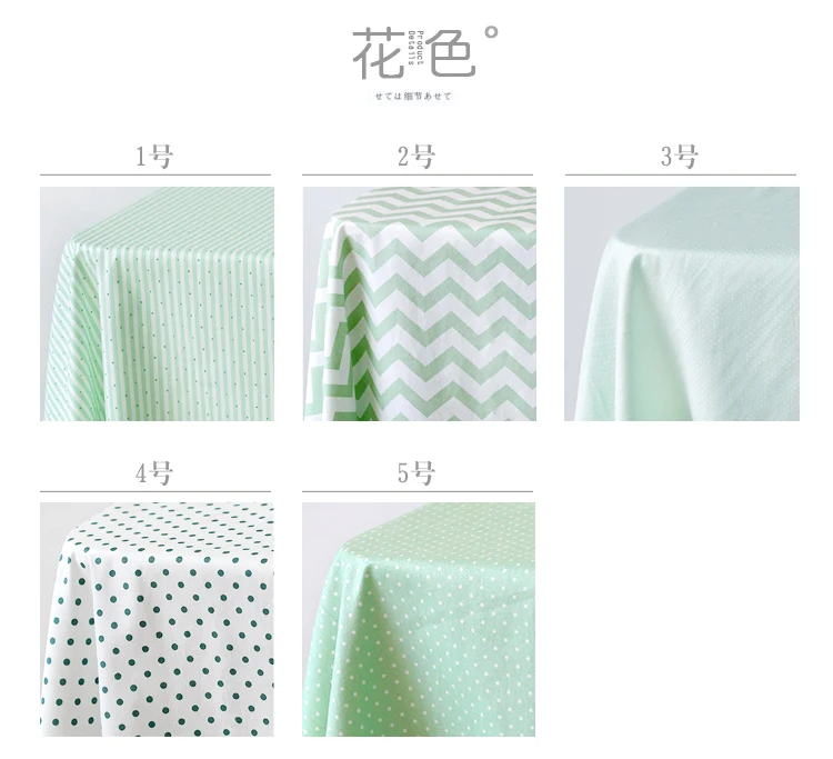 160x50cm Green Wave Dots Twill Cotton Sewing Fabric DIY Bedding Sheet Home Decoration Making Children\'s Clothing Cloth