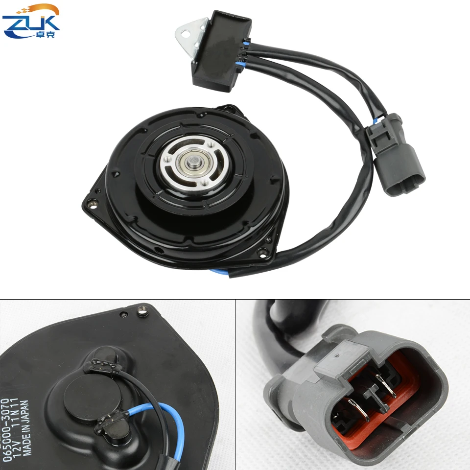 ZUK Cooling Fan Motor For HONDA FIT JAZZ 2005-2008 GD1/GD3 FIT SALOON 03-06 GD6/GD8 Civic 2006-2011 FA1 CRV 2007-2011 RE1/2/4