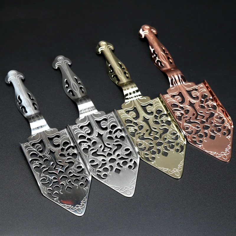 

New 304 Stainless Steel Absinthe Spoon Cocktail Bar Utensils Bitter Scoop Absinthe Glass Cup Drink Ware Spoons Barware