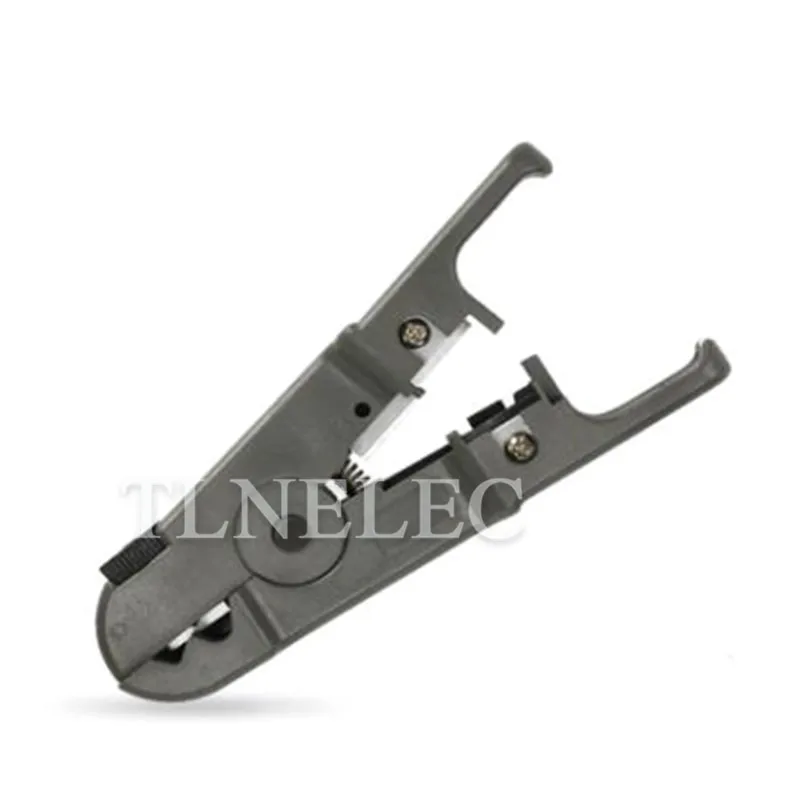 1pcs อิเล็กทรอนิกส์เครือข่ายเครื่องมือ Wire Stripper คีมมัลติฟังก์ชั่หมุนได้สาย Stripper Multitools