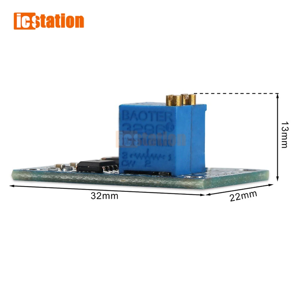 AD620 Spannung Verstärker Modul Signal Verstärker Board DC 3-12V AD620 Hohe Präzision uV/mV Microvolt Minivolt