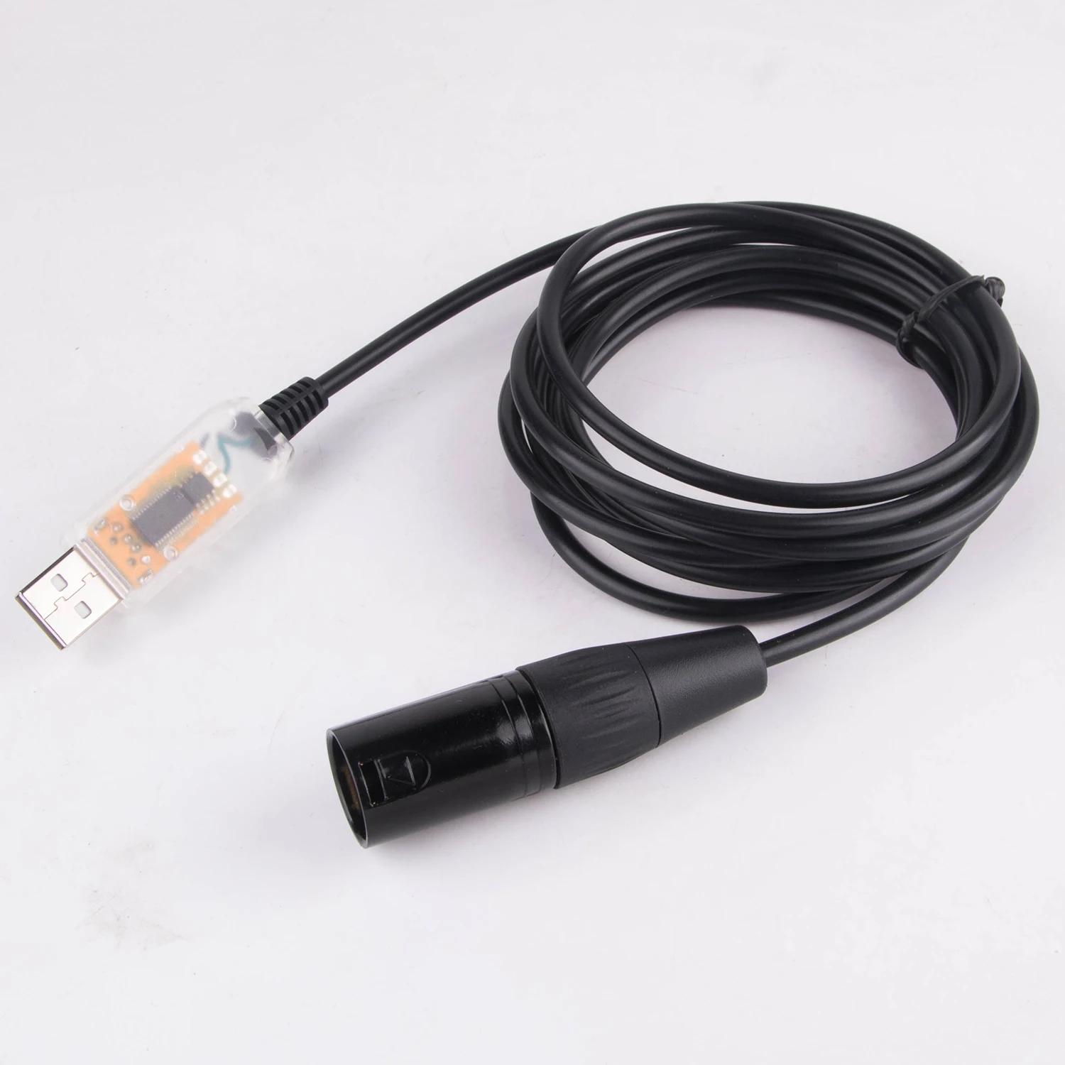 FTDI USB to DMX RS485 Serial Interface Adapter Cable for Rotate Stage Lighting Device Support Freestyler DMX Control