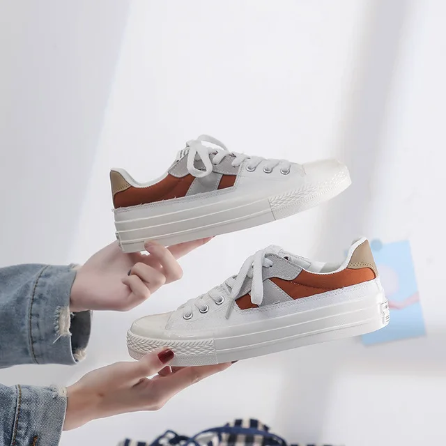

Track Field Shoes Vintage Goods Canvas Shoes Women Summer Sweethearts Small WhiteFlat Running Shoes Mlae Oxford Travel Shoes