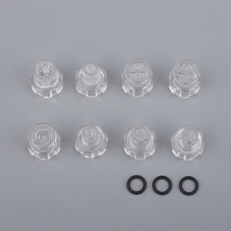 Plastic Small Bubble Replacement Head Transparent Cleaning Crystal Nozzle Tip Part Accessories