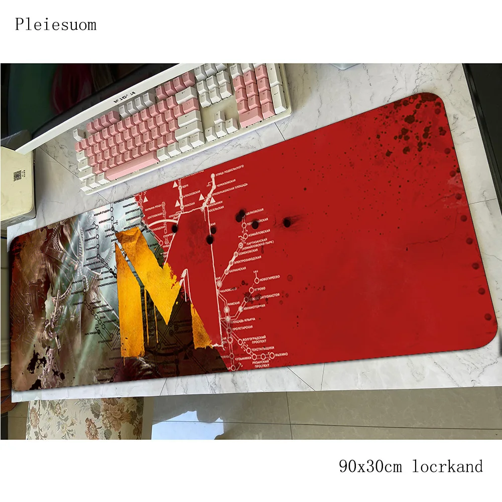 metro 2033 mousepad 900x300x4mm present Computer mouse mat gamer gamepad pc Birthday gaming mousemat desk pad office padmouse