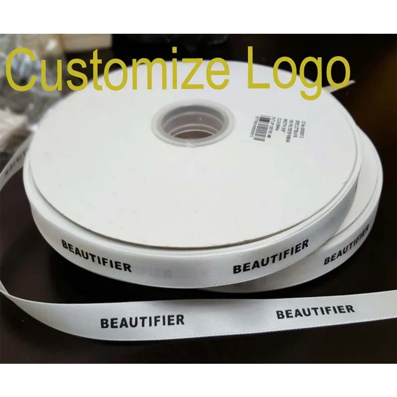 Satin Ribbon Polyester Belt Flat Font Wedding and Personalized Gift Packing DIY