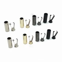 50 pcs/lot Zine Alloy Bell Buckle Stopper Cord Ends Lock Cap Rope Hanging Buckle for Bag Shoes Garment Stopper Cord Accessories