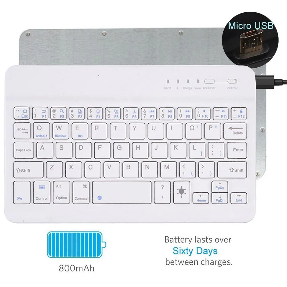 Portable Backlit Keyboard Mini Bluetooth Apply Windows Android IOS Keyboard Wireless Keypad For Iphone Pad PC Universial