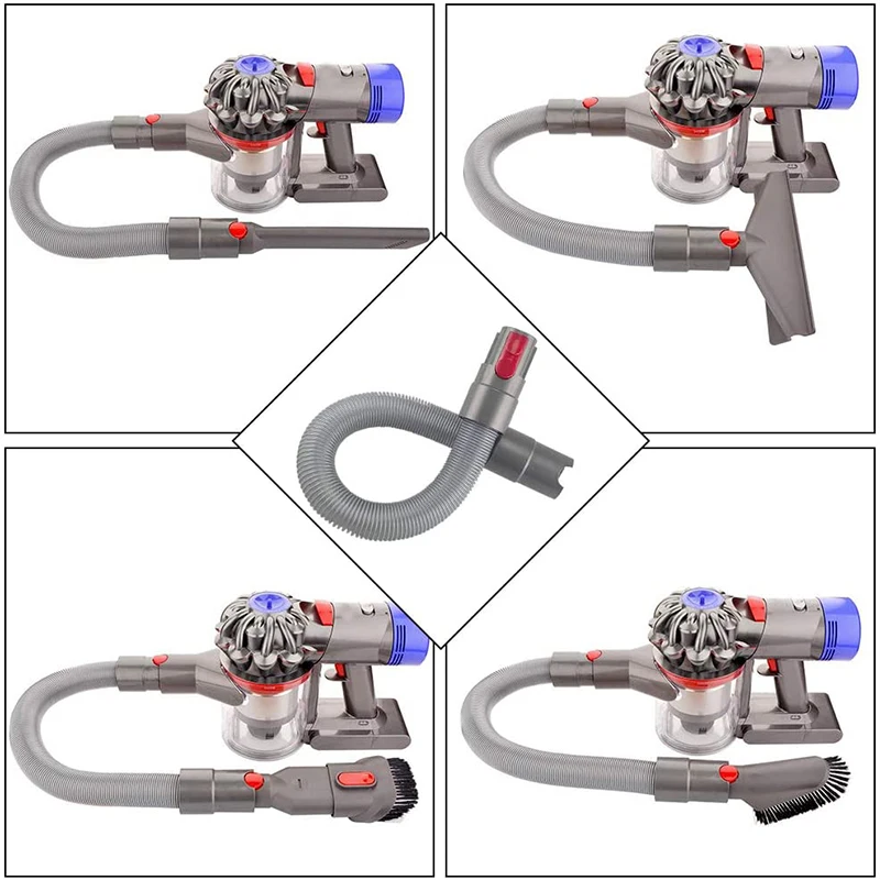 1 Buah Sambungan Selang Ekstensi Fleksibel untuk Komponen Penyedot Debu Dyson V8 V10 V7 V11 untuk Koneksi dan Ekstensi