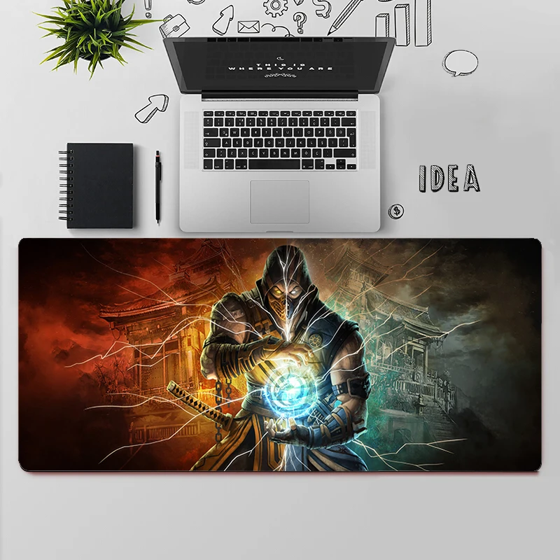 Gaming Mouse Pad Large Mouse Pad PC Gamer Computer Mouse Mat Big Mousepad Mortal Kombat XXL Carpet Keyboard Desk Mat Mause Pad