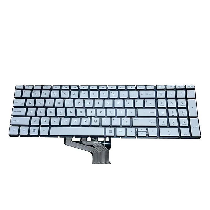 

New Silver US Keyboard With Backlit For HP Pavilion 15-CS2006NJ