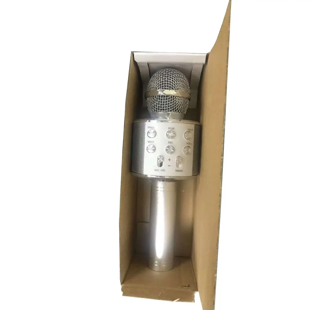 KTV Беспроводной Караоке ручной микрофон usb-плеер микрофон Динамик Портативный Рождество Birtay дома вечерние ручной микрофон