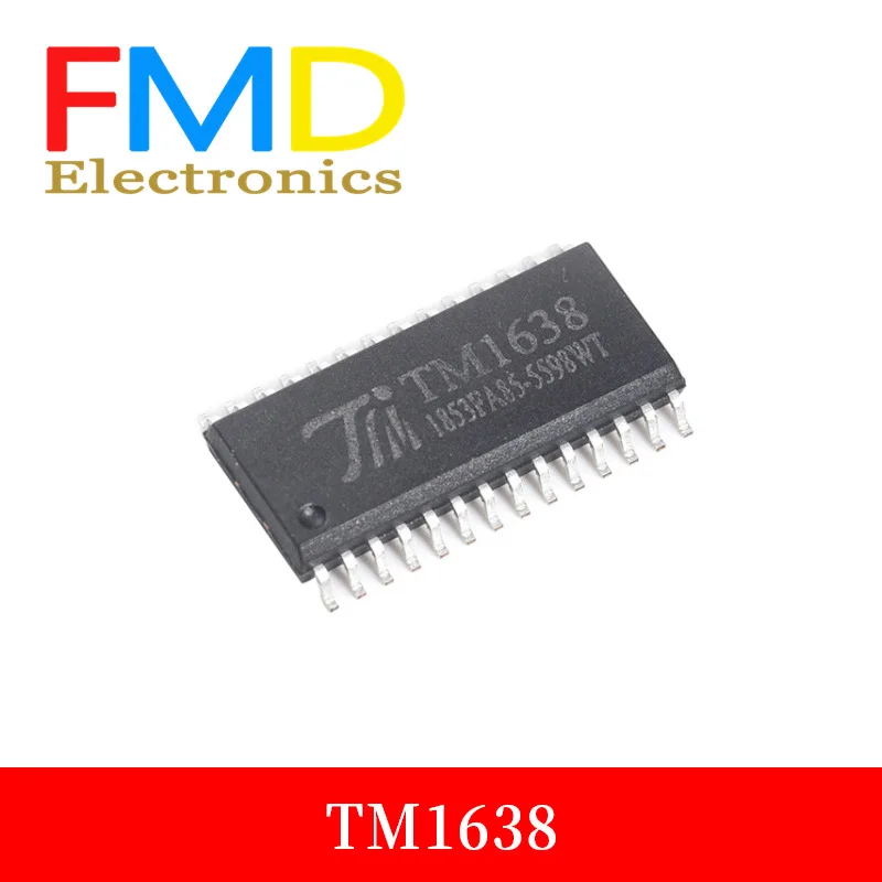 5PCS/LOT New agent TM1638 encapsulation SOP28 ED digital tube driver chip