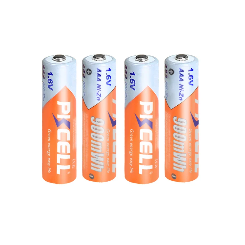 4PCS 1.6V NI-ZN AAA battery +4pcs AA rechargeable batteries packed with NIZN Battery charger for AA/AAA NI*-ZN battery PKCELL