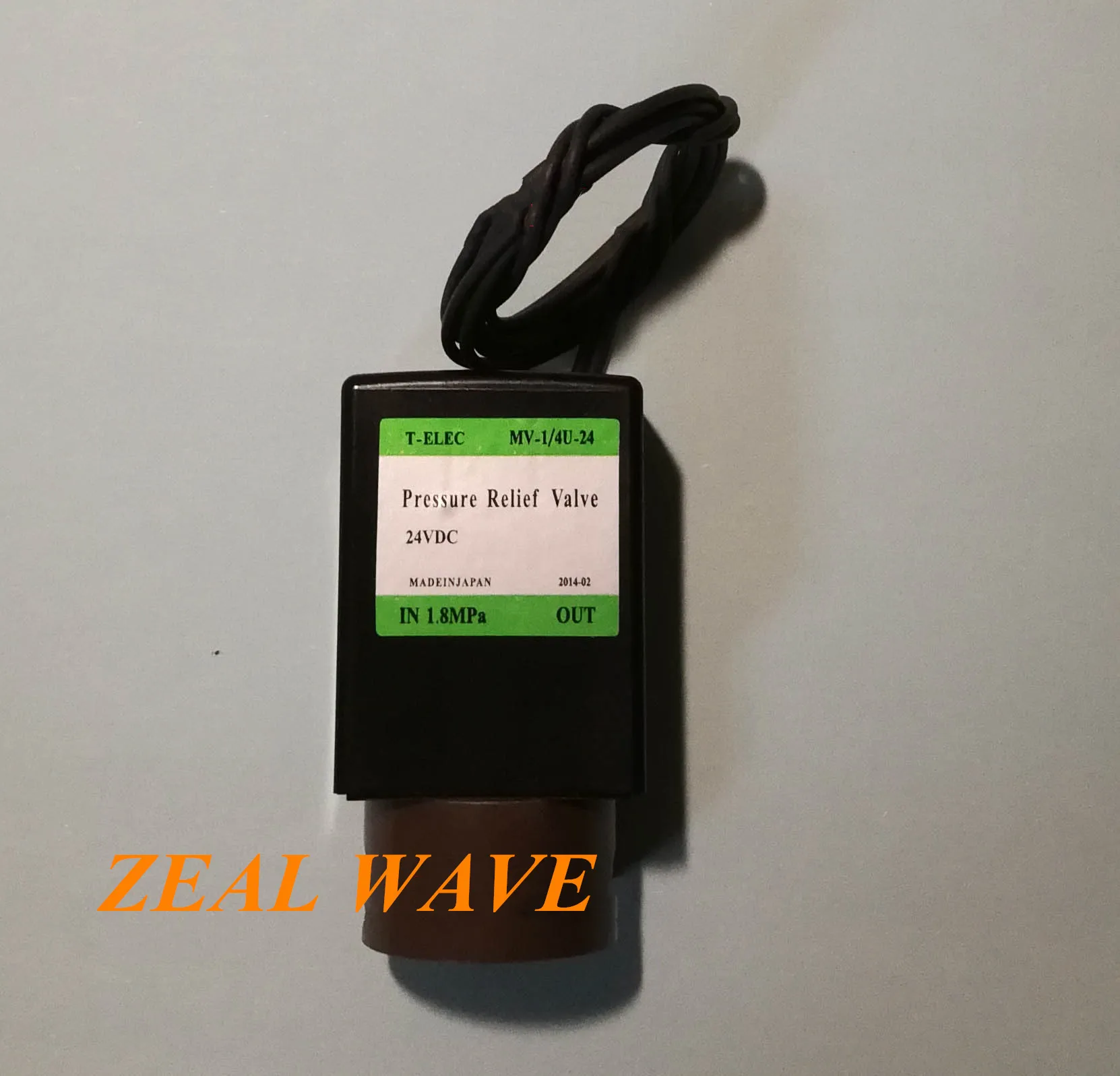 Zetian Water Quality Analyzer Solenoid Valve Channel Valve T-ELEC MV-1   4U-24 1.8MPA