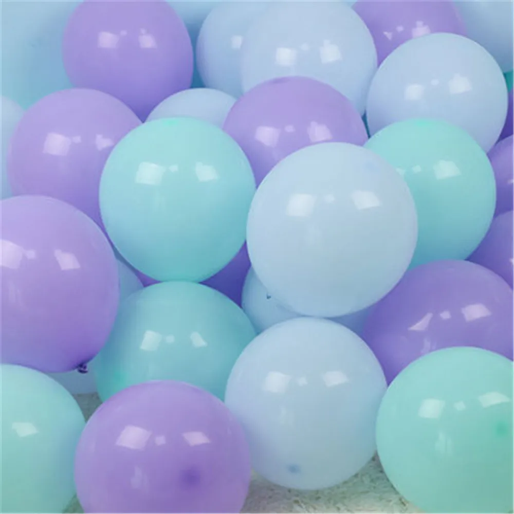 30Pcs 5/10/12Inch Macaron Ballon Mermaid Kleur Latex Ballonnen Birthday Party Kerst Bruiloft Decoratie Baby douche Ballon