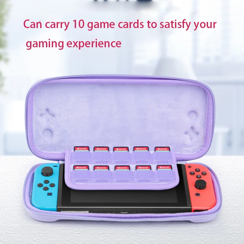 Designer for Nintendo Switch OLED Case Holder Bag Animal Crossing Nintendoswitch Cover Cute Portable Pouch with Bracket