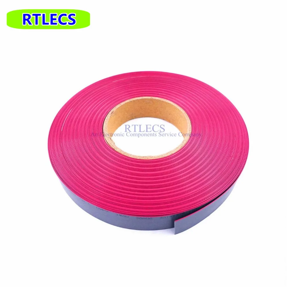 10 Meter 0.635 mm Pitch 8 10 12 14 16 18 20 24 26 30 34 40 50 60 68 80 Pin Ribbon Flat Cable UL 2678 AWM 30 For 1.27 IDC Socket