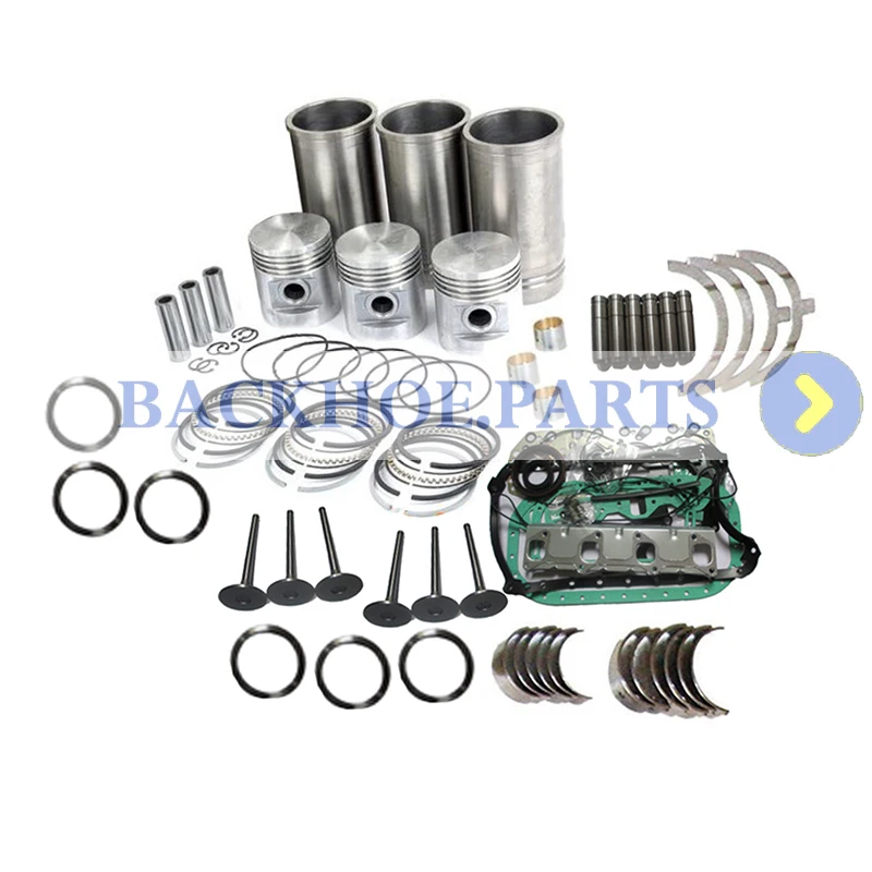 D1100 Engine Rebuild Kit STD for Kubota Compact Utility Tractor L225