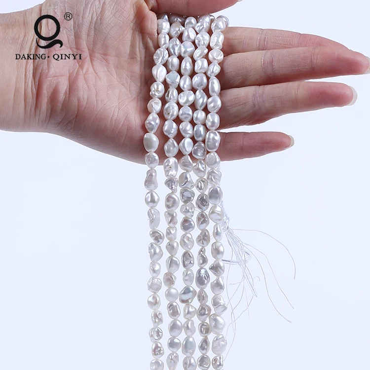 Daking Jewelry Freshwater Baroque Keshi Reborn Loose Pearls Beads Strand Price