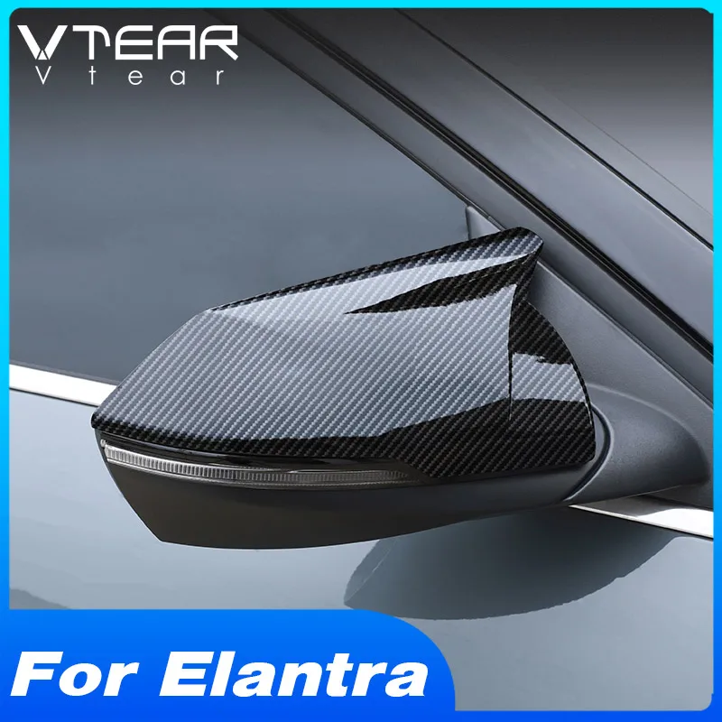 

Автомобильное зеркало заднего вида Vear, чехлы для боковых зеркал заднего вида, внешние детали, стеклянные аксессуары для Hyundai Elantra 2021