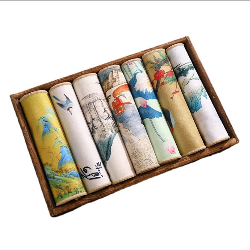 Chinese Style Tea Napkin Kung Fu Tea Towel Zen Tea Table Cloth Absorbent Clay Tea Mat Tea accessories
