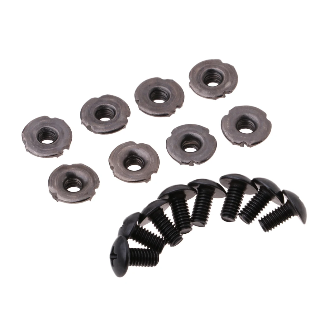 8 Pairs Roller Skates Buckle Replacement Inline Skates Screws Nut Bolts Tool Roller Skates Accessories