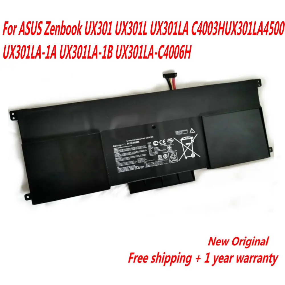 

NEW C32N1305 Laptop BatteryFor ASUS Zenbook UX301 UX301L UX301LA C4003HUX301LA4500 UX301LA-1A UX301LA-1B UX301LA-C4006H